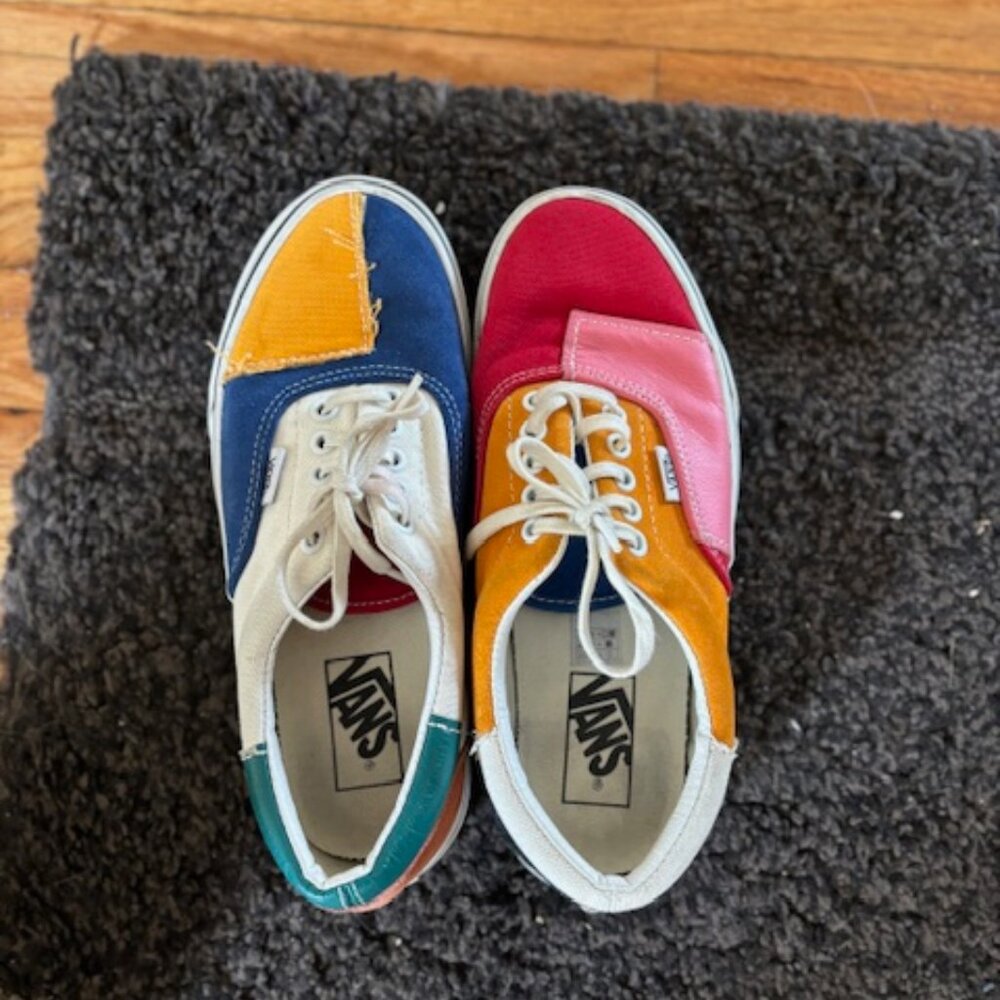 Vans Multicolor Patchwork Sneakers - image 1